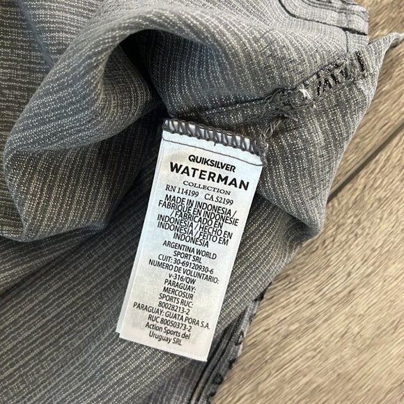 QUIKSILVER waterman collection mens shirts size XXL - Picture 4 of 7